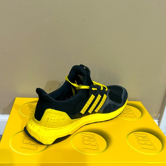 These are adidas ultra boost Lego collab! A fun comfy shoe. - Picture 3 of 5